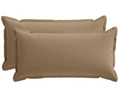 Pagalvėlės užvalkalas 2 vnt. HOUTEN Taupe 40 x 80 cm