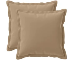 Pagalvėlės užvalkalas 2 vnt. HOUTEN Taupe 45 x 45 cm