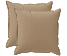 Pagalvėlės užvalkalas 2 vnt. HOUTEN Taupe 60 x 60 cm