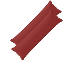 Pagalvėlės užvalkalas 2 vnt. HOUTEN Vyno raudona 40 x 145 cm