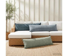 Pagalvėlės užvalkalas 2 vnt. HOUTEN Žalia 40 x 145 cm
