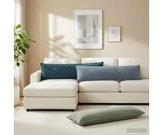 Pagalvėlės užvalkalas 2 vnt. HOUTEN Žalia 40 x 145 cm