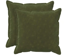 Pagalvėlės užvalkalas 2 vnt. HOUTEN Žalia 60 x 60 cm