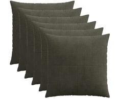 Pagalvėlės užvalkalas 6 pcs ALMELO Antracito 55 x 55 cm
