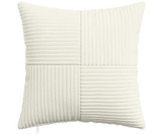 Pagalvėlės užvalkalas 6 pcs ALMELO Kreminė 50 x 50 cm mančester