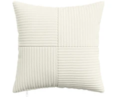 Pagalvėlės užvalkalas 6 pcs ALMELO Kreminė 35 x 35 cm mančester