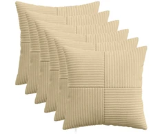Pagalvėlės užvalkalas 6 pcs ALMELO Pilkai žalia 40 x 40 cm