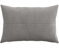 Pagalvėlės užvalkalas 6 pcs ALMELO Šviesiai pilka 40 x 60 cm
