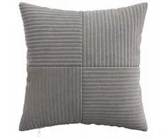 Pagalvėlės užvalkalas 6 pcs ALMELO Šviesiai pilka 45 x 45 cm