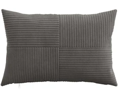 Pagalvėlės užvalkalas 6 pcs ALMELO Tamsiai pilka 30 x 50 cm