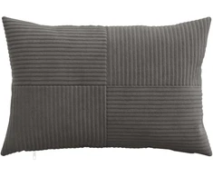 Pagalvėlės užvalkalas 6 pcs ALMELO Tamsiai pilka 50 x 75 cm
