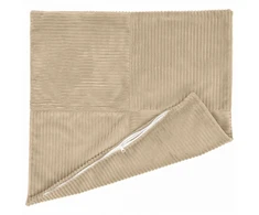 Pagalvėlės užvalkalas 6 vnt. ALMELO Taupe 55 x 55 cm mančester