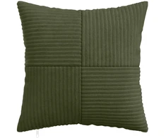 Pagalvėlės užvalkalas 6 pcs ALMELO Žalia 30 x 30 cm mančester