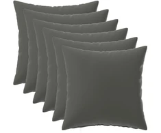 Pagalvėlės užvalkalas 6 pcs HEERLEN Antracito 35 x 35 cm