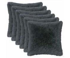 Pagalvėlės užvalkalas 6 pcs HEERLEN Antracito 45 x 45 cm