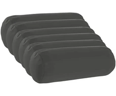 Pagalvėlės užvalkalas 6 pcs HEERLEN Antracito Ø 15 x 40 cm