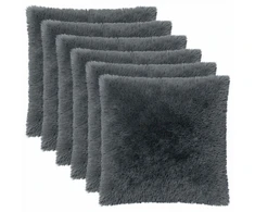 Pagalvėlės užvalkalas 6 pcs HEERLEN Antracito 60 x 60 cm