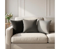 Pagalvėlės užvalkalas 6 pcs HEERLEN Antracito 40 x 40 cm