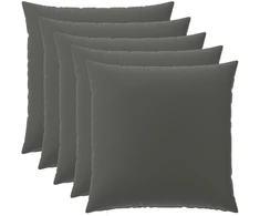 Pagalvėlės užvalkalas 6 pcs HEERLEN Antracito 80 x 80 cm
