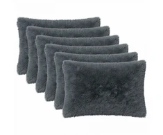 Pagalvėlės užvalkalas 6 pcs HEERLEN Antracito 40 x 60 cm