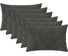 Pagalvėlės užvalkalas 6 pcs HEERLEN Antracito 30 x 50 cm