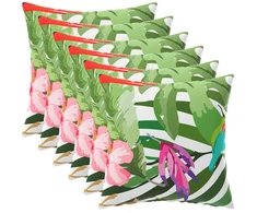 Pagalvėlės užvalkalas 6 pcs HEERLEN Juoda 30 x 30 cm