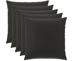 Pagalvėlės užvalkalas 6 pcs HEERLEN Juoda 65 x 65 cm