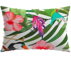 Pagalvėlės užvalkalas 6 pcs HEERLEN Juoda 30 x 50 cm