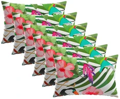 Pagalvėlės užvalkalas 6 pcs HEERLEN Juoda 50 x 80 cm
