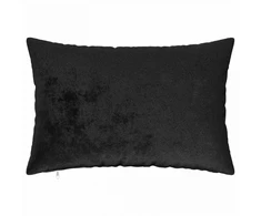 Pagalvėlės užvalkalas 6 pcs HEERLEN Juoda 30 x 50 cm Flanelė