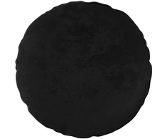 Pagalvėlės užvalkalas 6 pcs HEERLEN Juoda Ø 40 cm Flanelė