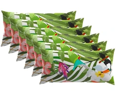 Pagalvėlės užvalkalas 6 pcs HEERLEN Juoda 40 x 70 cm