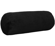 Pagalvėlės užvalkalas 6 pcs HEERLEN Juoda Ø 15 x 40 cm Flanelė