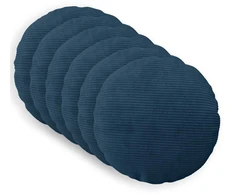 Pagalvėlės užvalkalas 6 pcs HEERLEN Jūrinė mėlyna Ø 60 cm