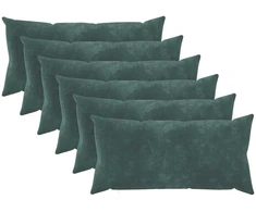 Pagalvėlės užvalkalas 6 pcs HEERLEN Jūros mėlyna 40 x 80 cm