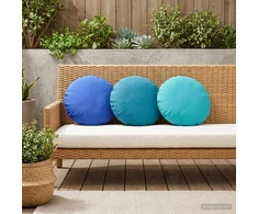 Pagalvėlės užvalkalas 6 pcs HEERLEN Karališka mėlyna Ø 40 cm