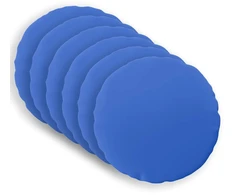 Pagalvėlės užvalkalas 6 pcs HEERLEN Karališka mėlyna Ø 60 cm