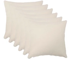 Pagalvėlės užvalkalas 6 pcs HEERLEN Kreminė 45 x 45 cm Bouclé