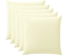 Pagalvėlės užvalkalas 6 pcs HEERLEN Kreminė 60 x 60 cm