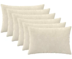 Pagalvėlės užvalkalas 6 pcs HEERLEN Kreminė 30 x 50 cm