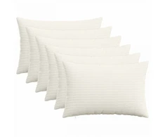 Pagalvėlės užvalkalas 6 pcs HEERLEN Kreminė 50 x 80 cm