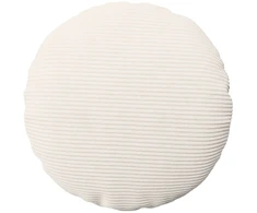Pagalvėlės užvalkalas 6 pcs HEERLEN Kreminė Ø 60 cm mančester