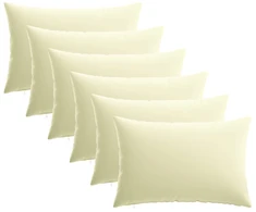 Pagalvėlės užvalkalas 6 pcs HEERLEN Kreminė 40 x 60 cm