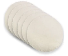 Pagalvėlės užvalkalas 6 pcs HEERLEN Kreminė Ø 50 cm Bouclé