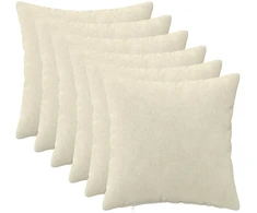 Pagalvėlės užvalkalas 6 pcs HEERLEN Kreminė 35 x 35 cm