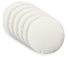 Pagalvėlės užvalkalas 6 pcs HEERLEN Kreminė Ø 60 cm mančester