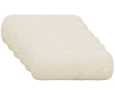 Pagalvėlės užvalkalas 6 pcs HEERLEN Kreminė Ø 15 x 40 cm Bouclé