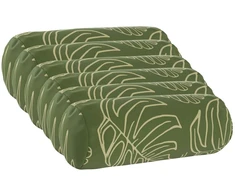 Pagalvėlės užvalkalas 6 pcs HEERLEN Lapų dizainas Ø 15 x 40 cm