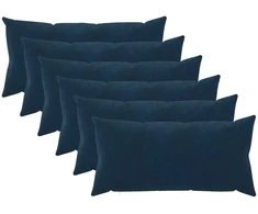Pagalvėlės užvalkalas 6 pcs HEERLEN Mėlyna 40 x 80 cm