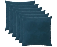 Pagalvėlės užvalkalas 6 pcs HEERLEN Mėlyna 65 x 65 cm Aksomas